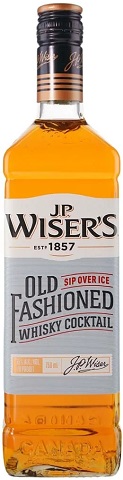 j.p. wiser's old fashioned whisky cocktail 750 ml single bottle edmonton liquor delivery