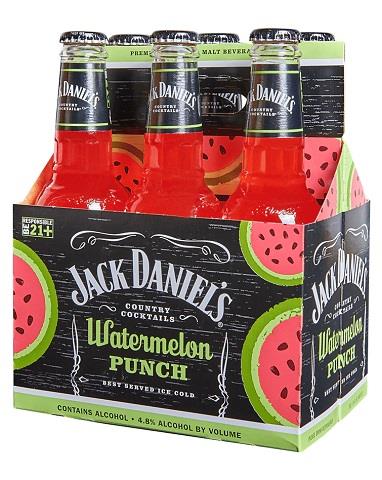 jack daniel's country cocktails watermelon punch 296 ml - 6 bottles edmonton liquor delivery