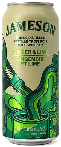 jameson ginger & lime 473 ml single bottle edmonton liquor delivery