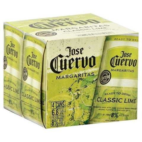 jose cuervo lime margarita 355 ml - 4 cans edmonton liquor delivery