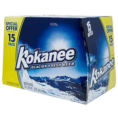 kokanee 341 ml - 15 bottles edmonton liquor delivery