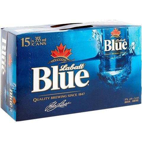 labatt blue 355 ml - 15 cans edmonton liquor delivery