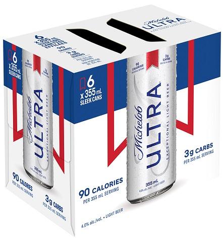 michelob ultra 355 ml - 6 cans edmonton liquor delivery