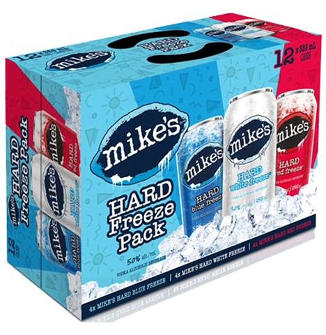 mike's hard freeze mixer pack 355 ml -12 cans edmonton liquor delivery