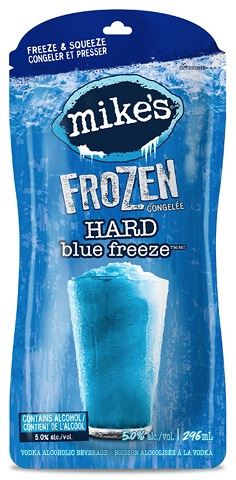 mikes hard frozen blue freeze 296 ml pouch edmonton liquor delivery
