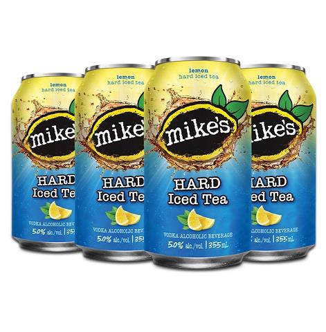 mike's lemon hard iced tea 355 ml - 6 cans edmonton liquor delivery