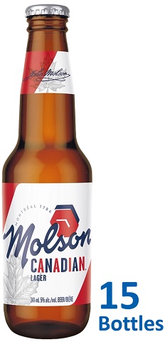 molson canadian 341 ml - 15 bottles edmonton liquor delivery