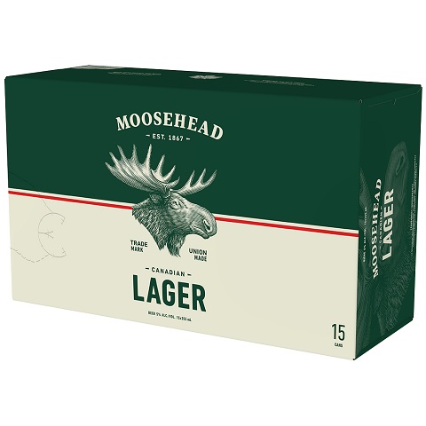 moosehead lager 355 ml - 15 cans edmonton liquor delivery