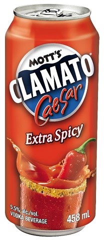 motts clamato caesar extra spicy 458 ml single can edmonton liquor delivery