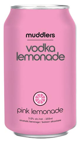 muddlers pink lemonade 355 ml - 6 cans edmonton liquor delivery