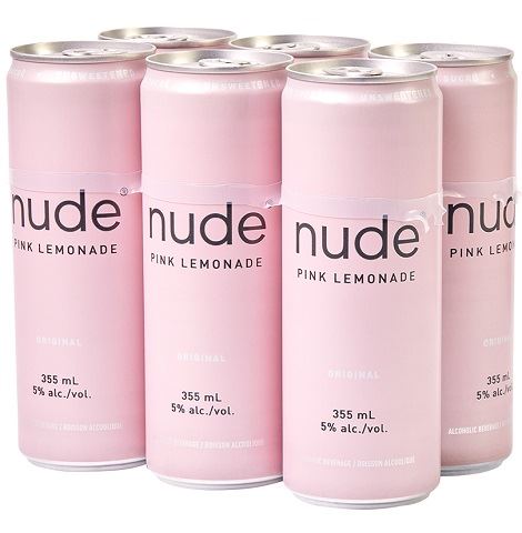 nude pink lemonade 355 ml - 6 cans edmonton liquor delivery