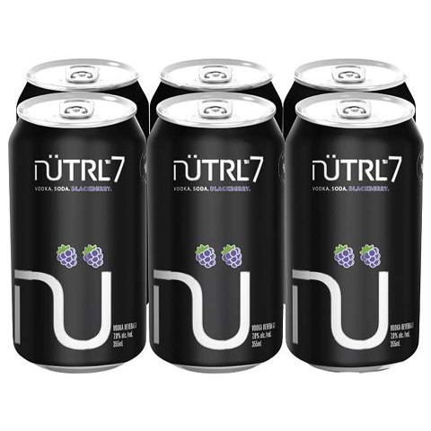 nutrl 7 vodka soda blackberry 355 ml - 6 cans edmonton liquor delivery