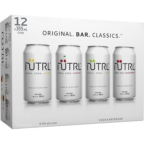 nutrl bar classic mix 355 ml - 12 cans edmonton liquor delivery