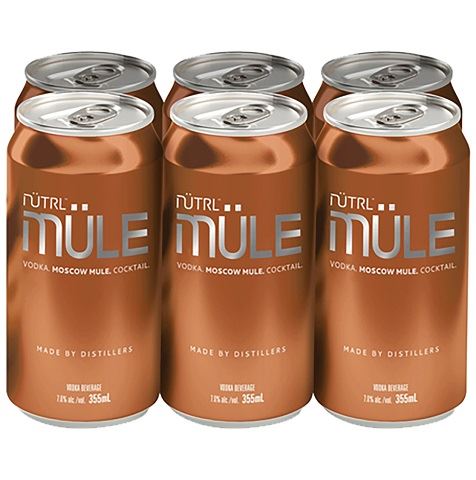 nutrl moscow mule 355 ml - 6 cans edmonton liquor delivery