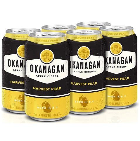 okanagan harvest pear 355 ml - 6 cans edmonton liquor delivery