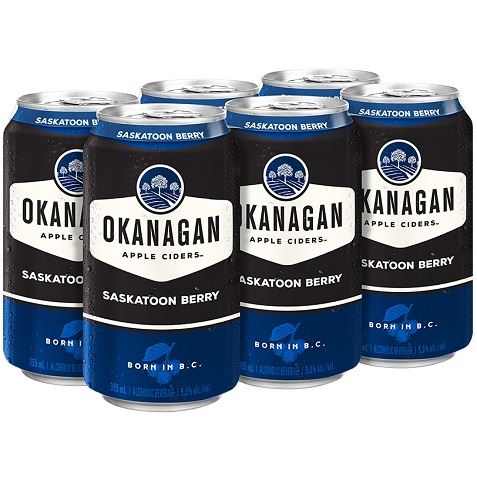 okanagan saskatoon berry 355 ml - 6 cans edmonton liquor delivery