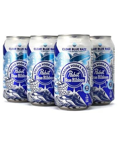 pabst blue ribbon strong vodka soda 355 ml - 6 cans edmonton liquor delivery