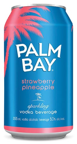 palm bay strawberry pineapple 355 ml - 6 cans edmonton liquor delivery