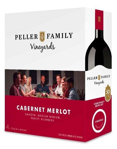 peller family vineyards cabernet merlot 4 l box edmonton liquor delivery