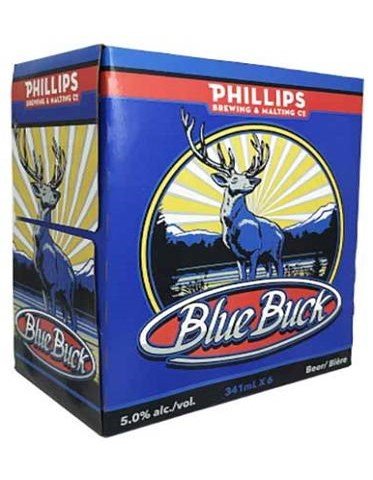 phillips blue buck 341 ml - 6 bottles edmonton liquor delivery