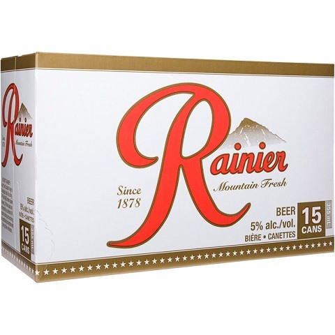 rainier 355 ml - 15 cans edmonton liquor delivery