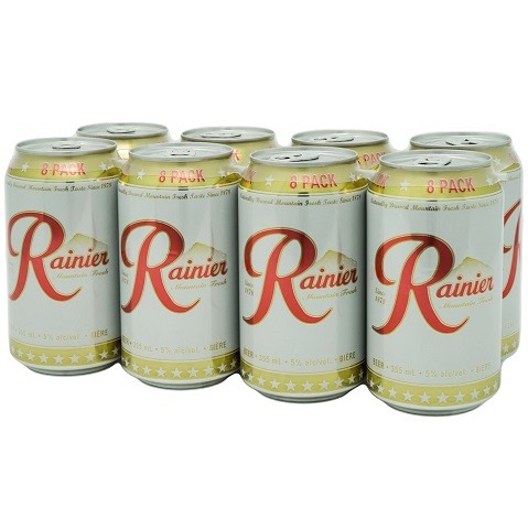 rainier 355 ml - 8 cans edmonton liquor delivery