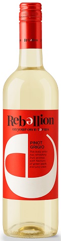 rebellion pinot grigio 750 ml single bottle edmonton liquor delivery