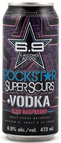 rockstar vodka super sours blue raspberry 473 ml single can edmonton liquor delivery