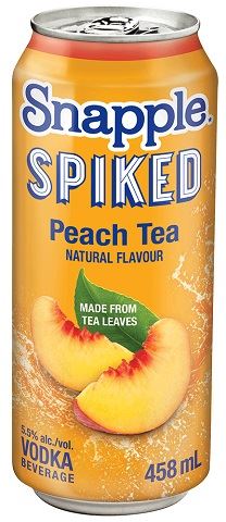 snapple spiked peach tea 458 ml single can edmonton liquor delivery