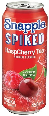 snapple spiked raspcherry tea 458 ml single can edmonton liquor delivery