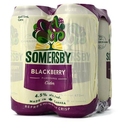 somersby blackberry cider 473 ml - 4 cans edmonton liquor delivery