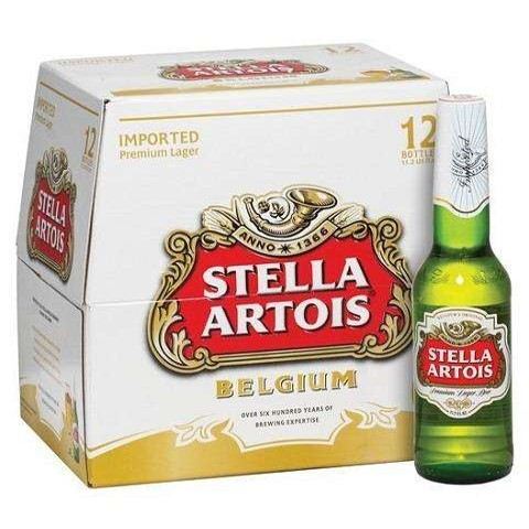 stella artois 330 ml - 12 bottles  edmonton liquor delivery