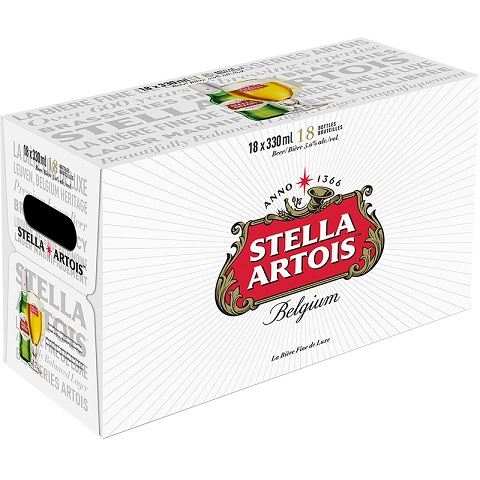 stella artois 330 ml - 18 bottles edmonton liquor delivery