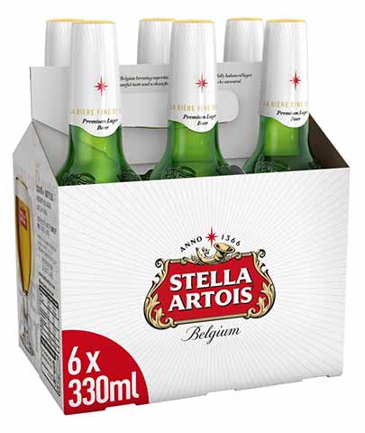 stella artois 330 ml - 6 bottles edmonton liquor delivery