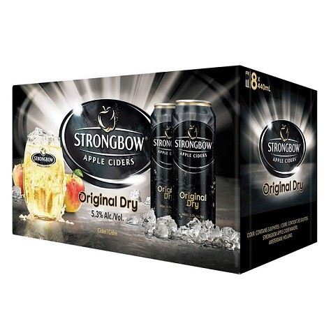 strongbow apple cider 440 ml - 8 cans edmonton liquor delivery