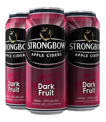 strongbow dark fruit 440 ml - 4 cans edmonton liquor delivery