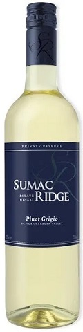 sumac ridge pinot grigio 750 ml single bottle edmonton liquor delivery