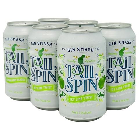 tail spin icy lime twist 355 ml - 6 cans edmonton liquor delivery