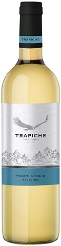 trapiche vineyards pinot grigio 750 ml single bottle edmonton liquor delivery