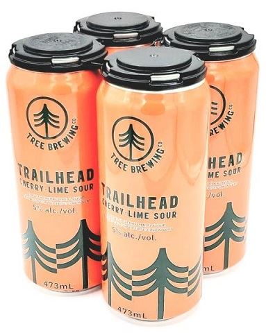 tree brewing trailhead cherry lime sour 473 ml - 4 cans edmonton liquor delivery