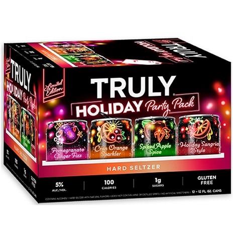 truly holiday party pack 355 ml - 12 cans edmonton liquor delivery