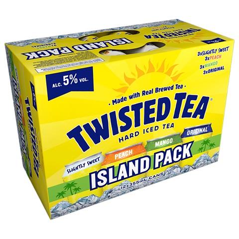 twisted tea island mix pack 355 ml - 12 cans edmonton liquor delivery