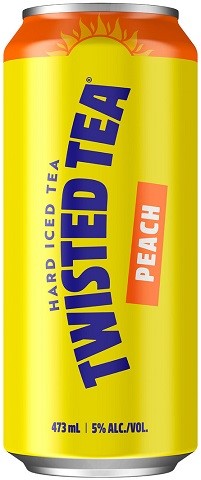 twisted tea peach 473 ml single can edmonton liquor delivery