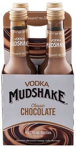 vodka mudshake chocolate 270 ml - 4 bottles edmonton liquor delivery