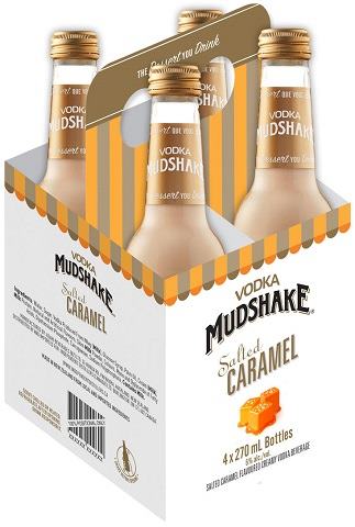 vodka mudshake salted caramel 270 ml - 4 bottles edmonton liquor delivery