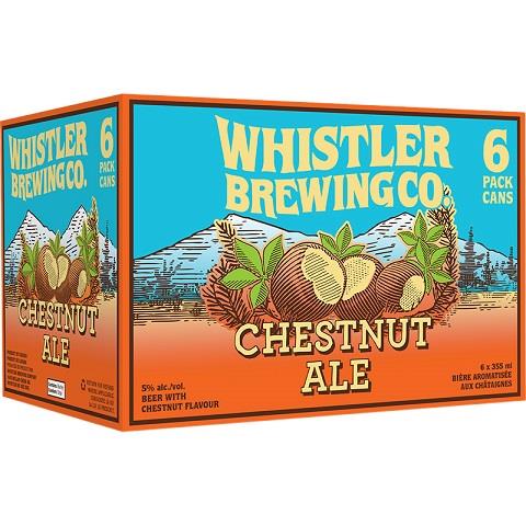 whistler chestnut ale 355 ml - 6 cans edmonton liquor delivery