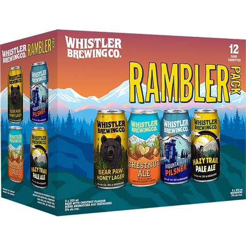 whistler rambler pack 355 ml - 12 cans edmonton liquor delivery