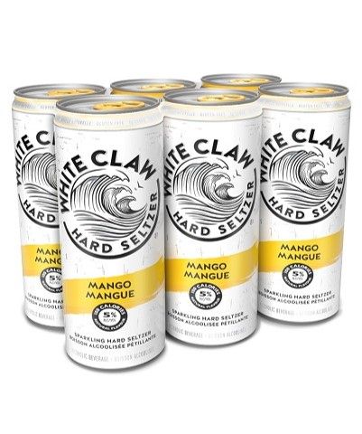 white claw mango 355 ml - 6 cans edmonton liquor delivery