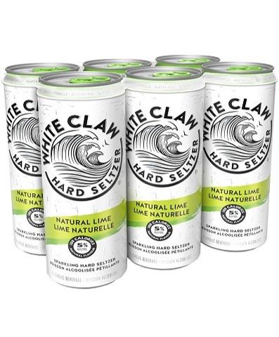 white claw natural lime 355 ml - 6 cans edmonton liquor delivery