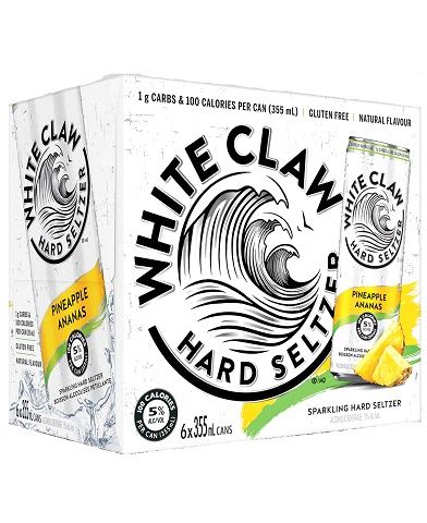white claw pineapple 355 ml - 6 cans edmonton liquor delivery